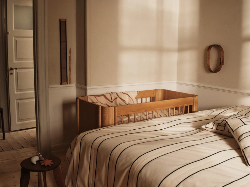 Tilu Baby Cot - Natural Oak