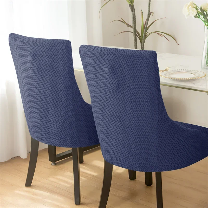 Housse pour chaise royale windsor verdi fiona capitonnée velours damassé
