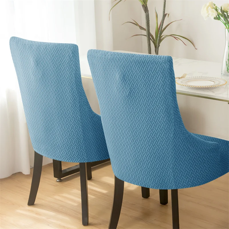Housse pour chaise royale windsor verdi fiona capitonnée velours damassé