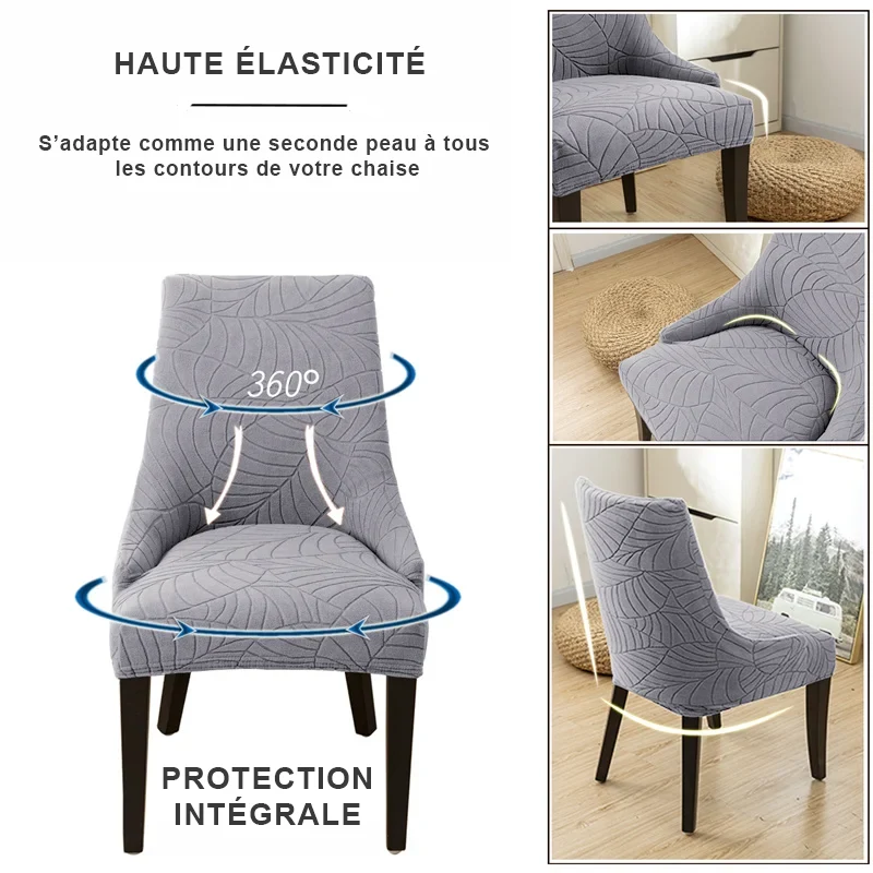 Housse pour chaise Royale king queen windsor bristol texture feuille d'hibiscus