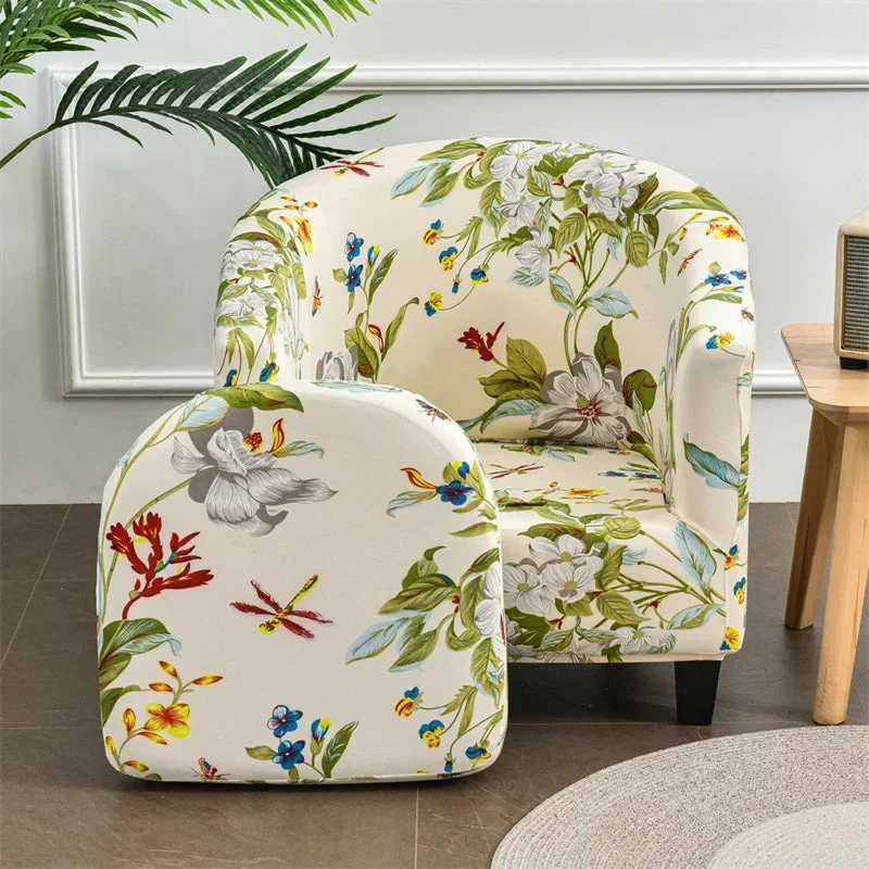 Housse de fauteuil cabriolet extensible - 17 motifs - Lot de 2 housses (Cadre et assise)