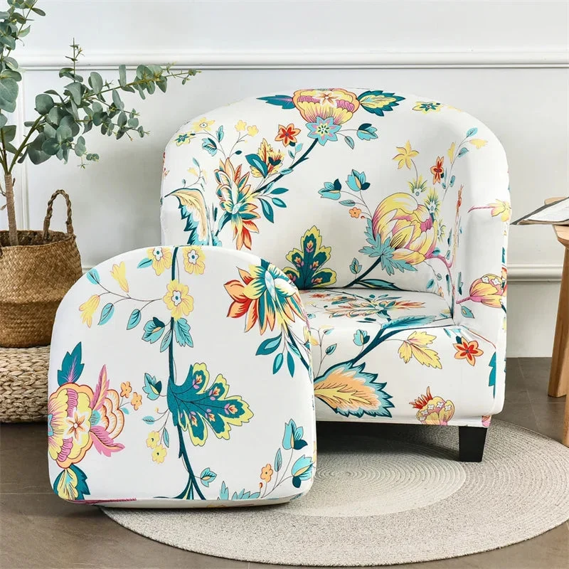 Housse de fauteuil cabriolet extensible - 17 motifs - Lot de 2 housses (Cadre et assise)