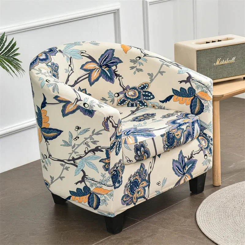 Housse de fauteuil cabriolet extensible - 17 motifs - Lot de 2 housses (Cadre et assise)