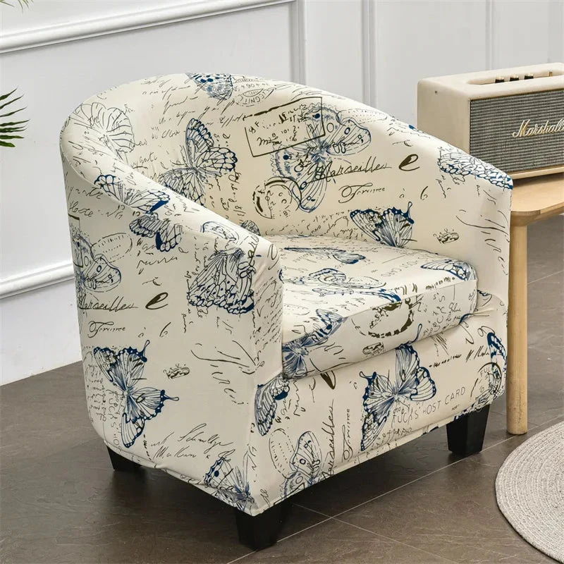 Housse de fauteuil cabriolet extensible - 17 motifs - Lot de 2 housses (Cadre et assise)