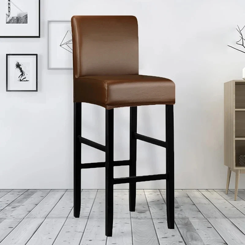 Housse pour tabouret de bar simili cuir imperméable
