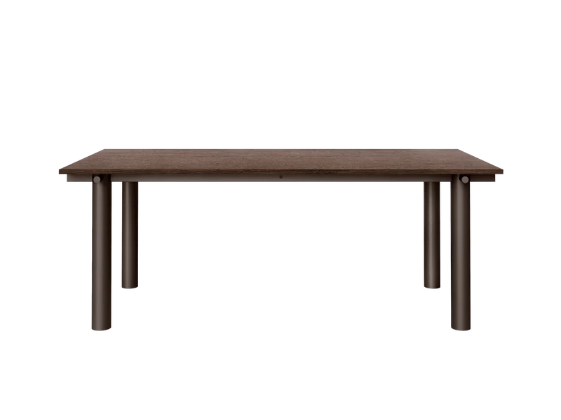 Atura Dining Table - Dark Chocolate/Dark Stained Oak