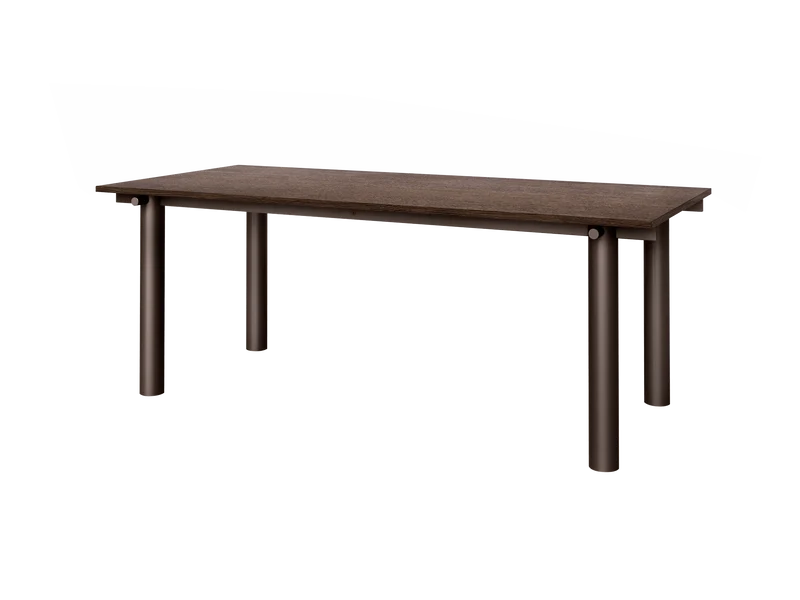 Atura Dining Table - Dark Chocolate/Dark Stained Oak