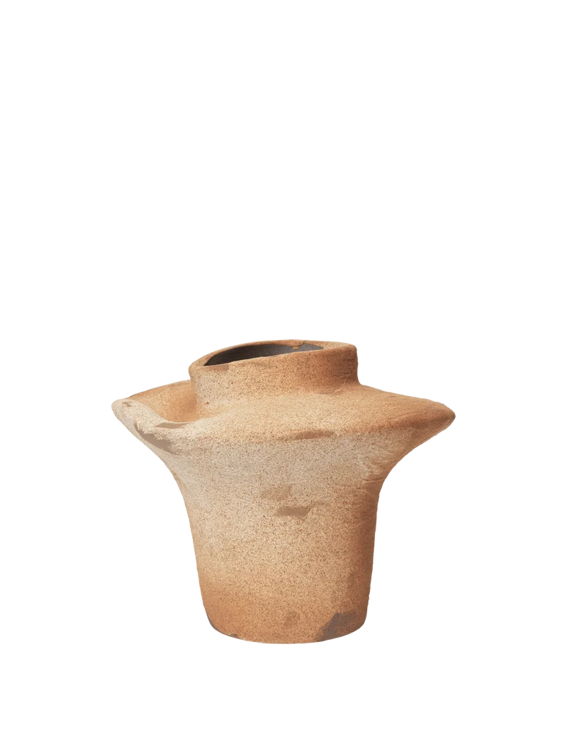 Evio Vase - Small - Burnt Umber