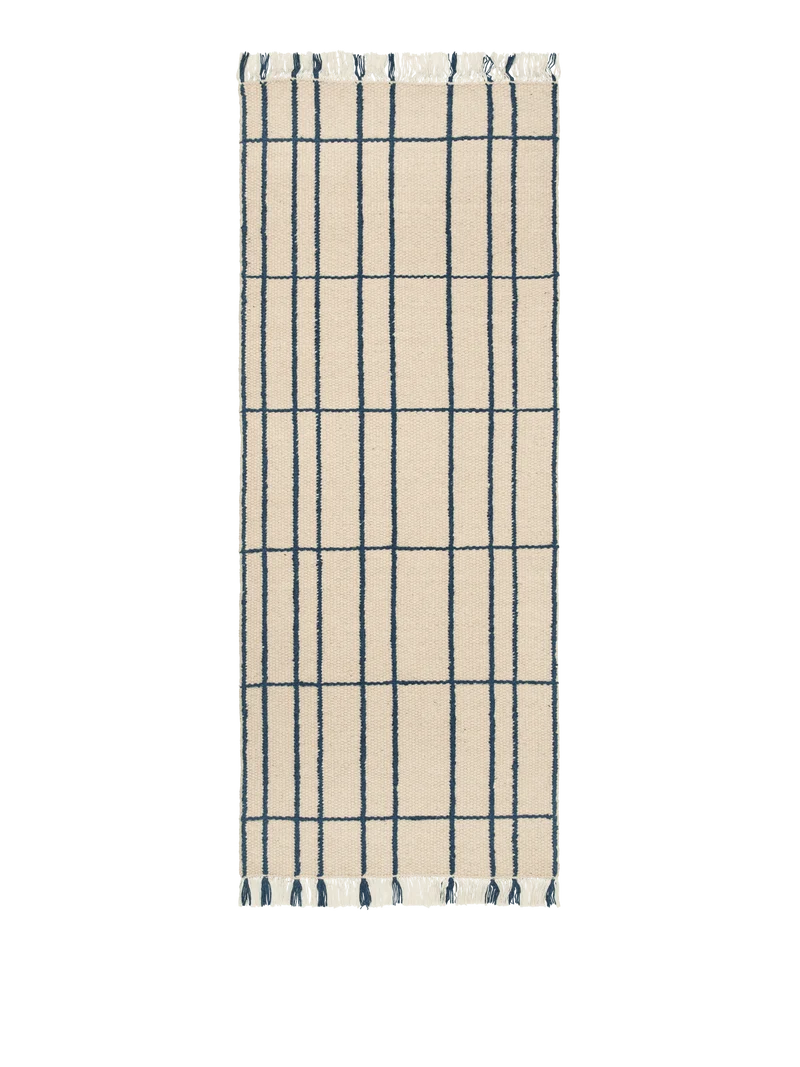 Sen Runner - Parchment/Indigo