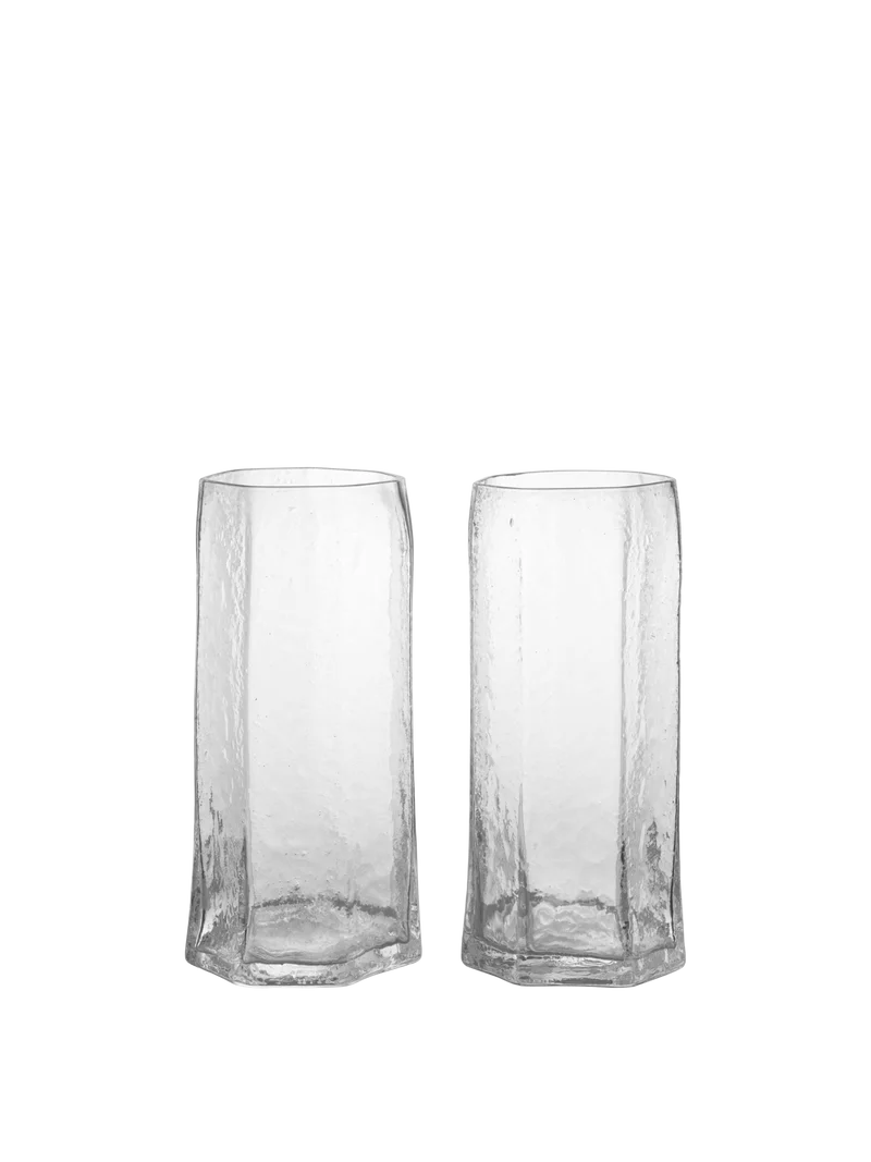 Kiru Tall Glasses - Set of 2 - Clear