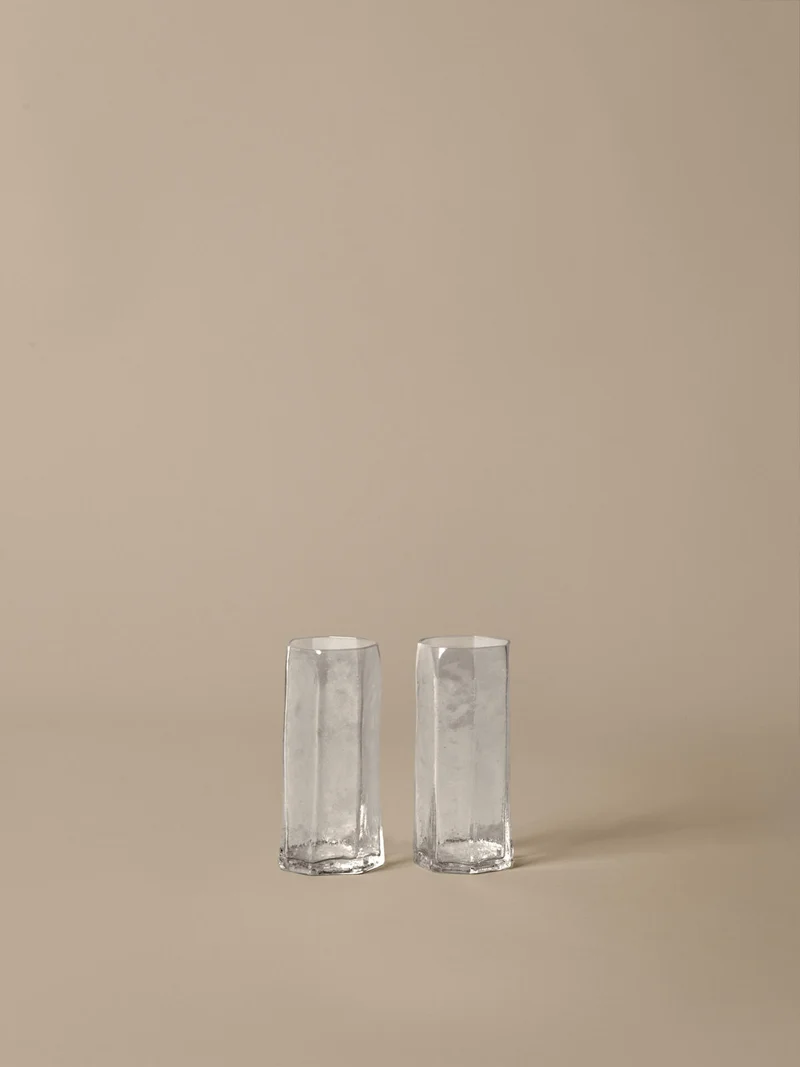 Kiru Tall Glasses - Set of 2 - Clear