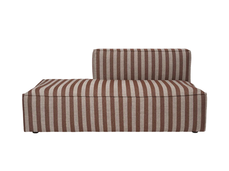 Catena Sofa Open End Left L300 - Louisiana - Sand/Chocolate