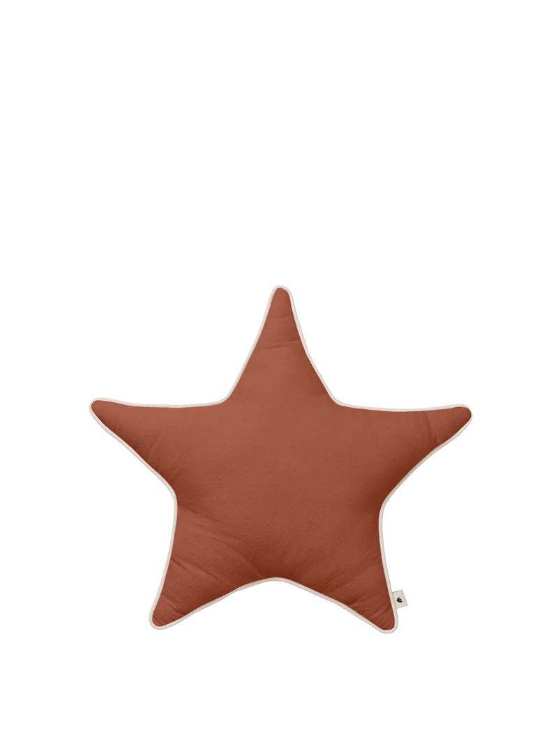 Star Cushion - Brown Clay