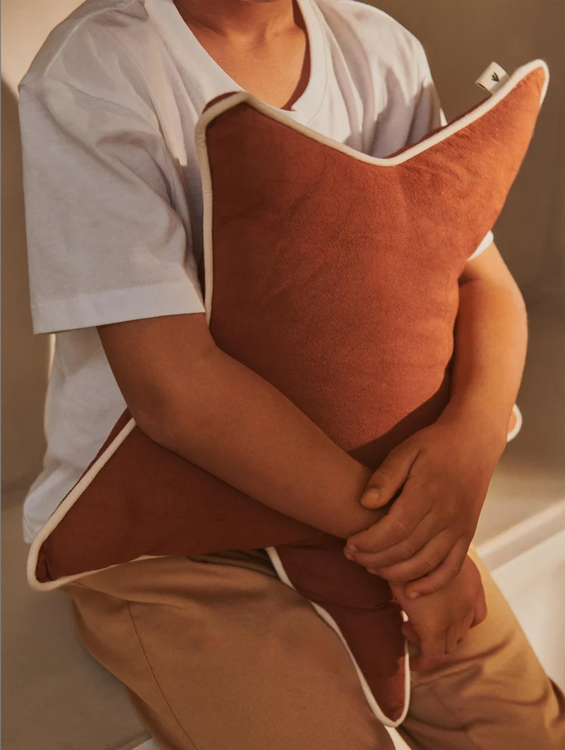 Star Cushion - Brown Clay