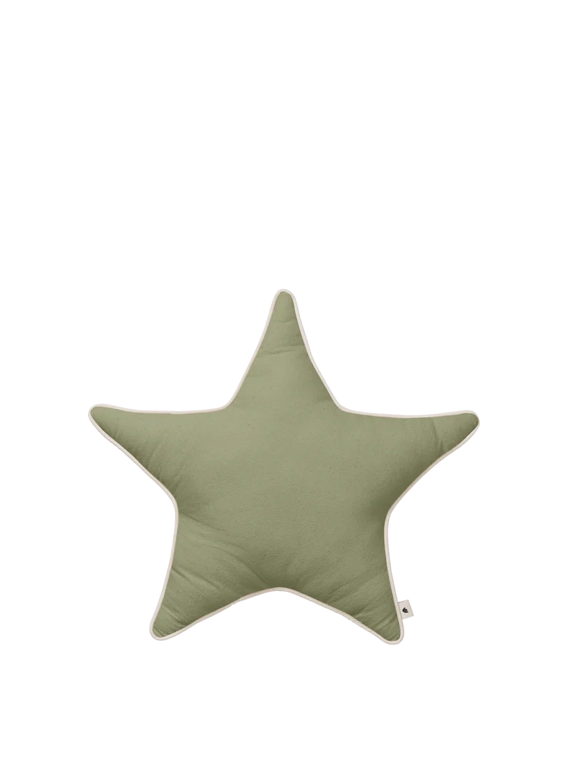 Star Cushion - Tea Green