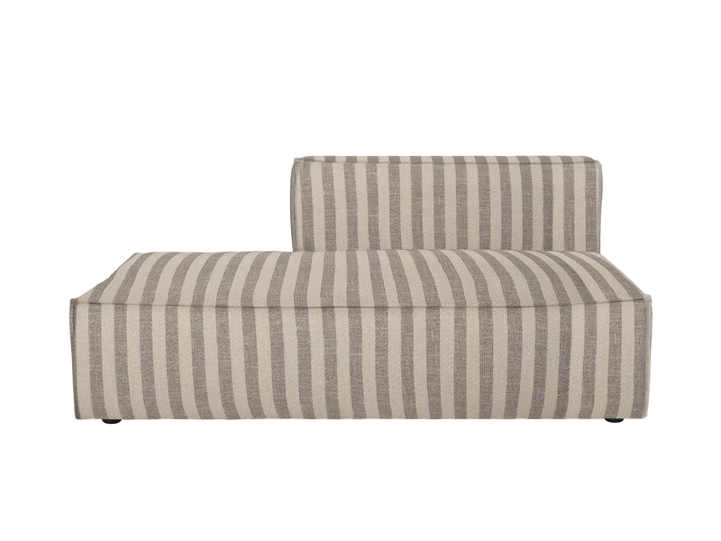 Catena Sofa Open End Left L300 - Louisiana - Sand/Off-White