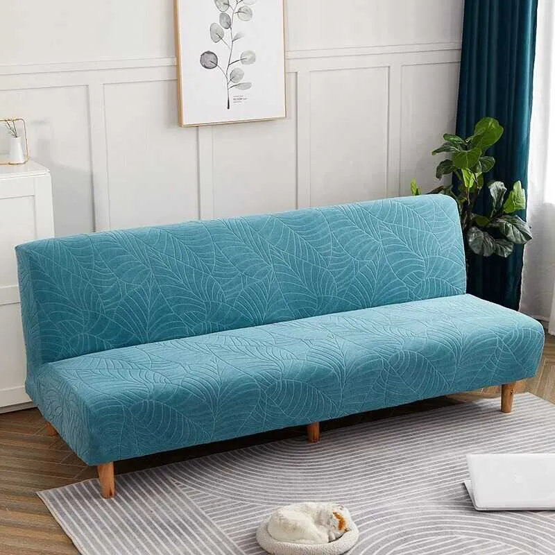 Housse pour canapé clic clac - Housse pour clic clac imperméable bleu ciel