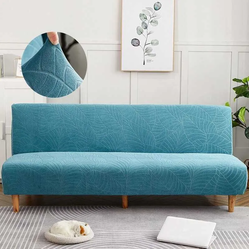 Housse pour canapé clic clac - Housse pour clic clac imperméable bleu ciel