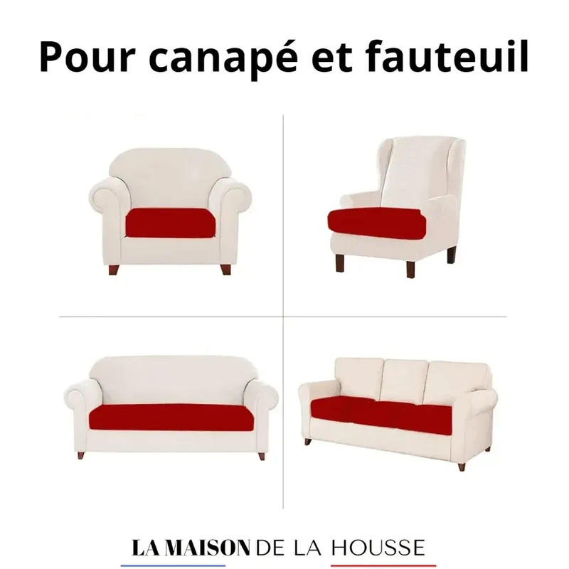 Housse de Coussin D'assise & Dossier - Scandinave