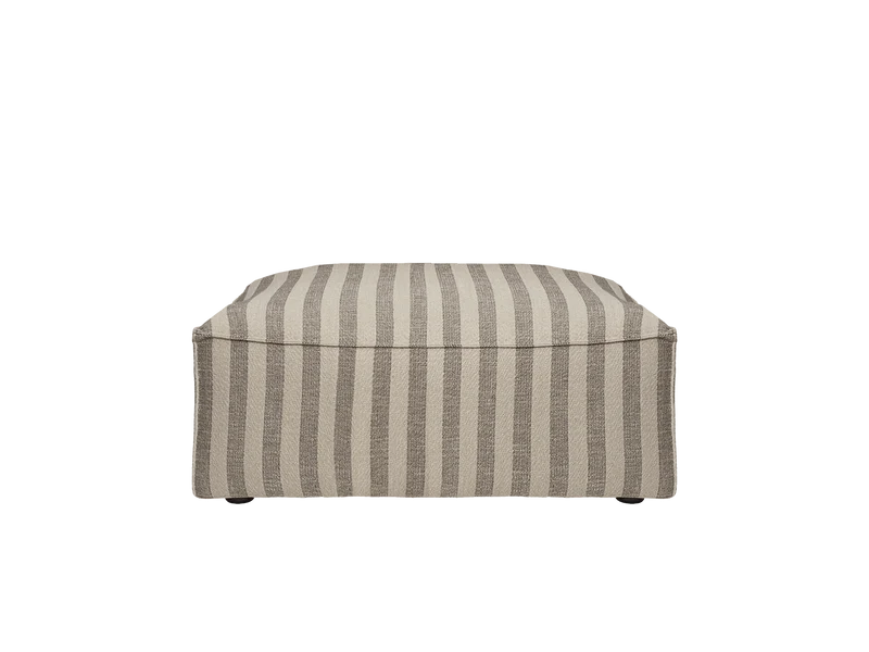 Catena Pouf Rectangular L501 - Louisiana - Sand/Off-White