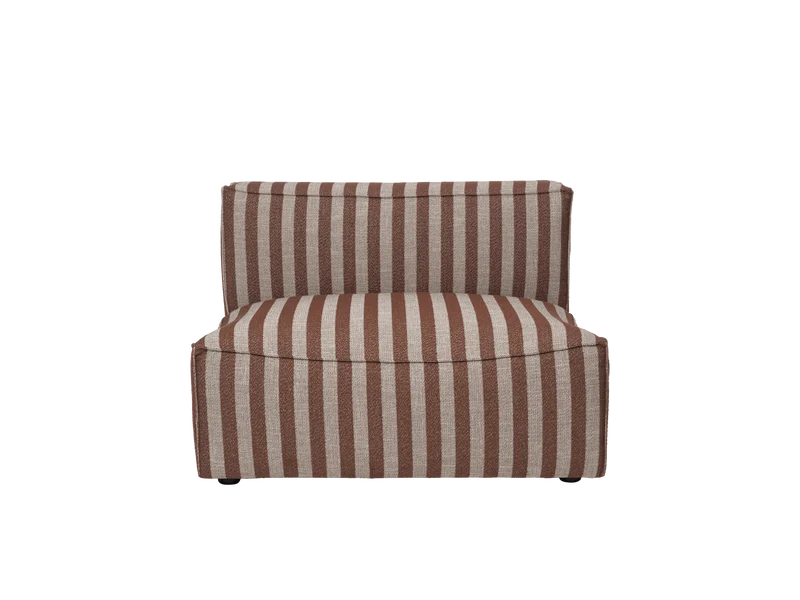 Catena Sofa Center L100 - Louisiana - Sand/Chocolate