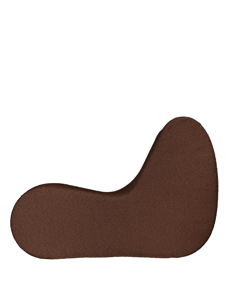 Rouli Center Module - Pure Bouclé - Chestnut Brown