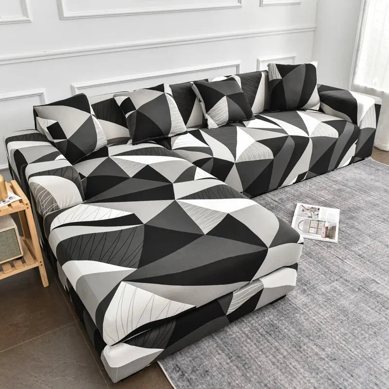 Housses de canapé d'angle extensibles contemporaine