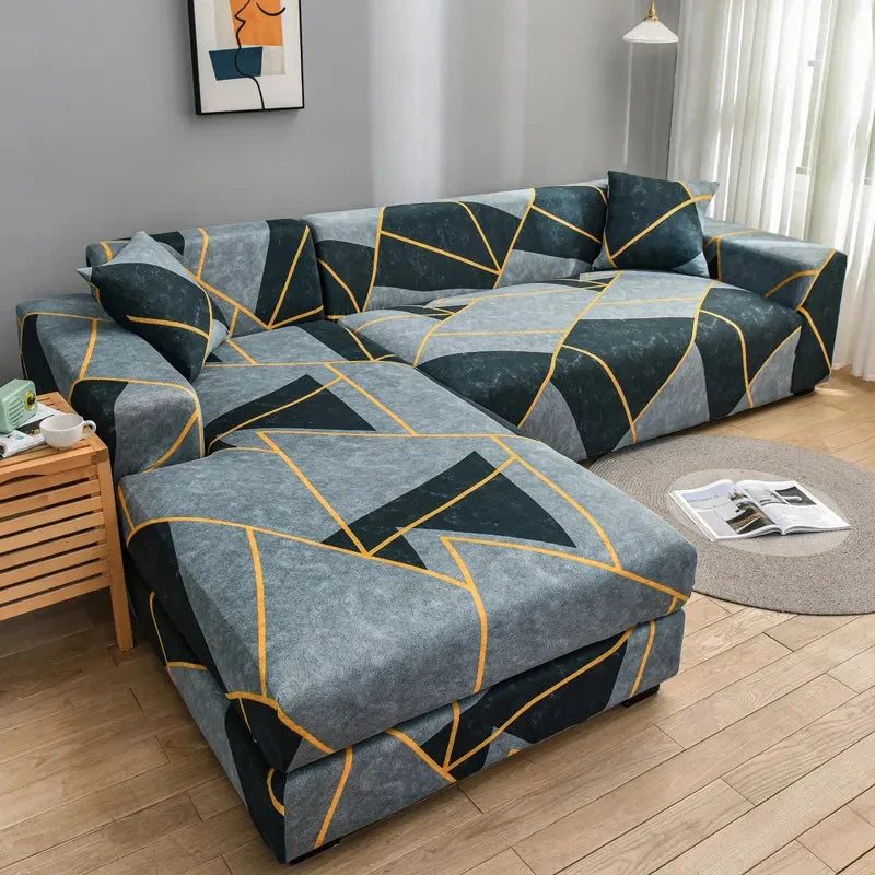 Housses de canapé d'angle extensibles contemporaine