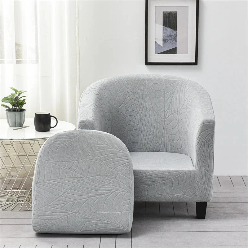 Housses pour fauteuil IKEA TULLSTA texture feuille d'hibiscus