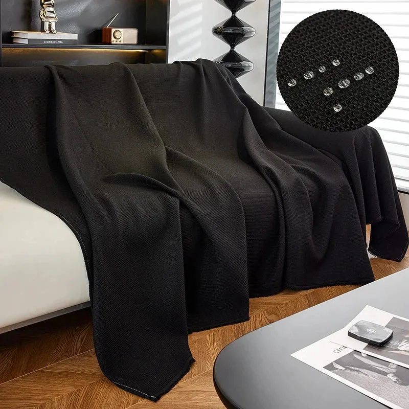 Jeté de canapé imperméable texture gaufrée