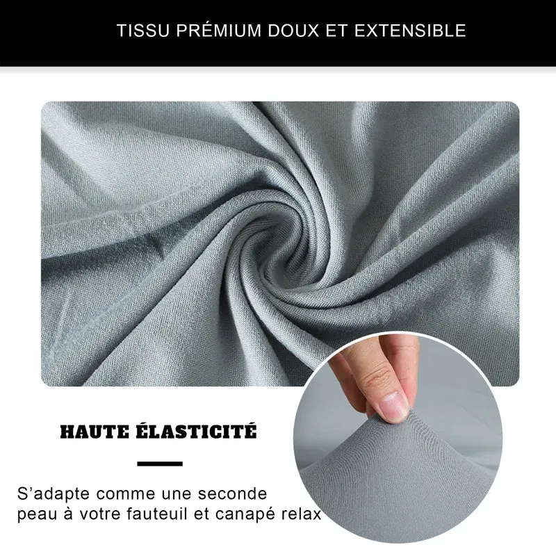 Housses de fauteuil et canapé relax inclinable relevable - couleurs unies