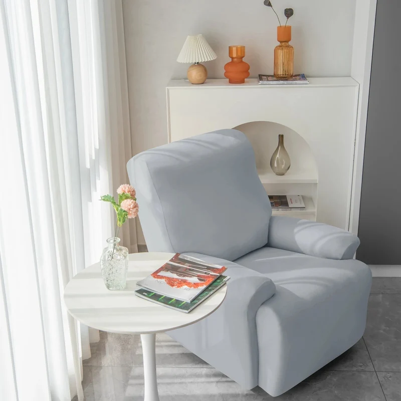 Housses de fauteuil et canapé relax inclinable relevable - couleurs unies
