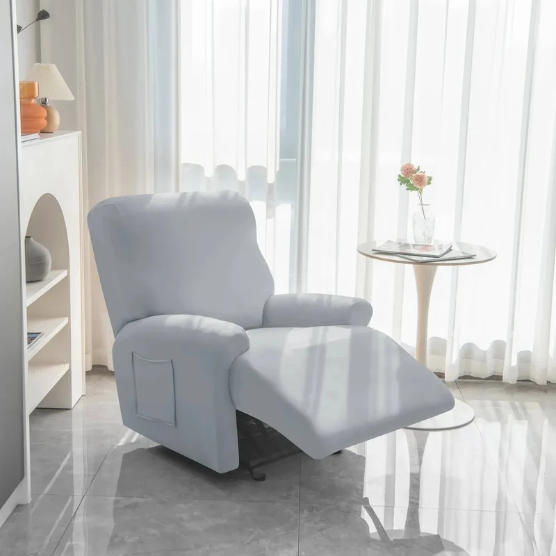 Housses de fauteuil et canapé relax inclinable relevable - couleurs unies