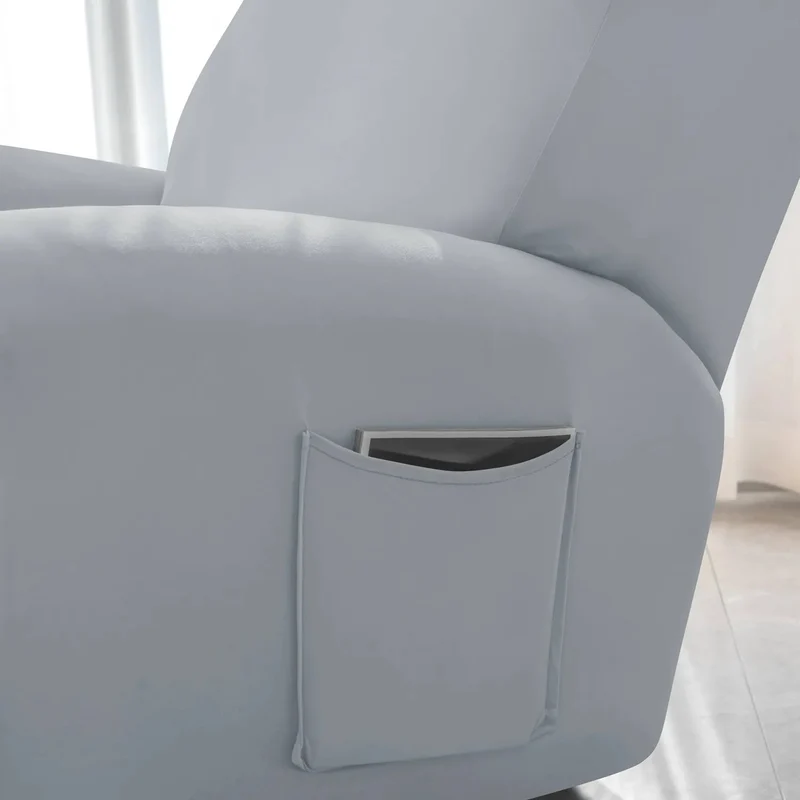 Housses de fauteuil et canapé relax inclinable relevable - couleurs unies