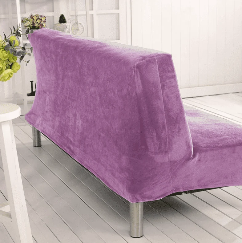 Housse Extensible de Clic Clac Velours - Mauve