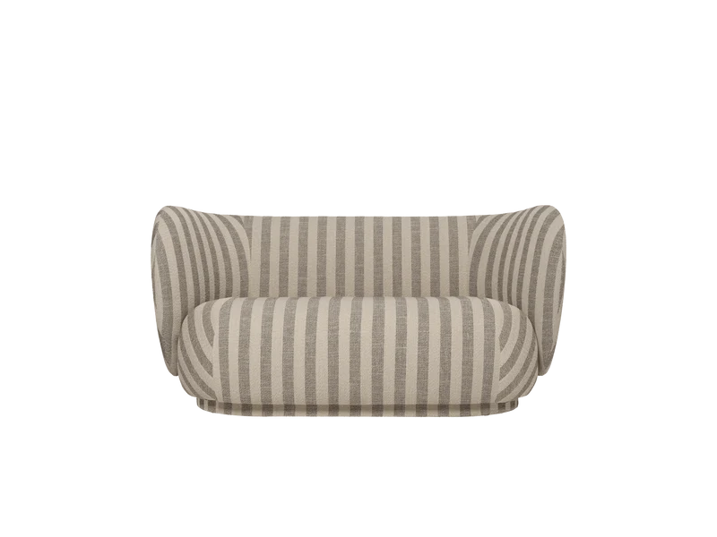 Rico Sofa 2-seater - Louisiana - Sand/Off-White