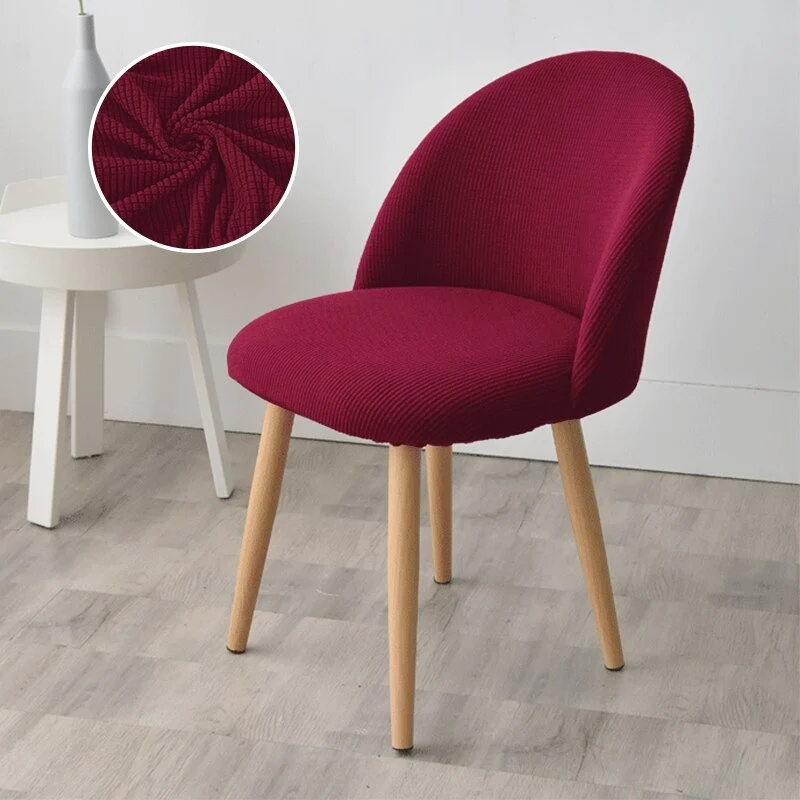 Housse de Chaise Scandinave - Rouge Bordeaux