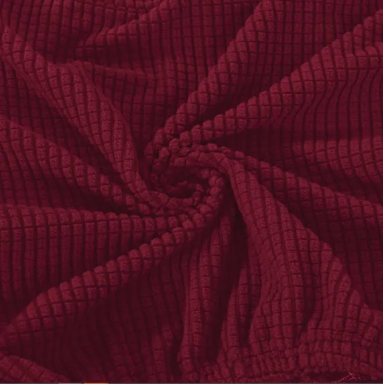 Housse de Chaise Scandinave - Rouge Bordeaux