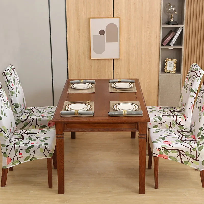 Housses de chaises hautes extensibles lycra contemporaine (8 Motifs)