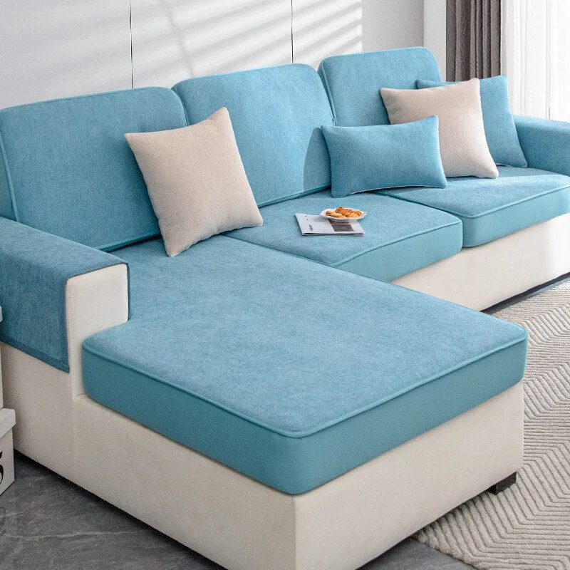 Housse de coussin de canapé anti griffes de chat - Tissu renforcé