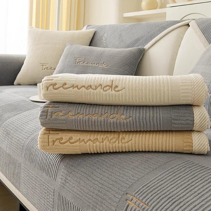 Housses de Canapé Antidérapantes 4 saisons - Broderie Printanière