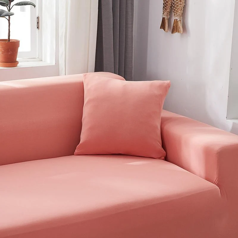 Housse de Canapé d'Angle Rose poudré