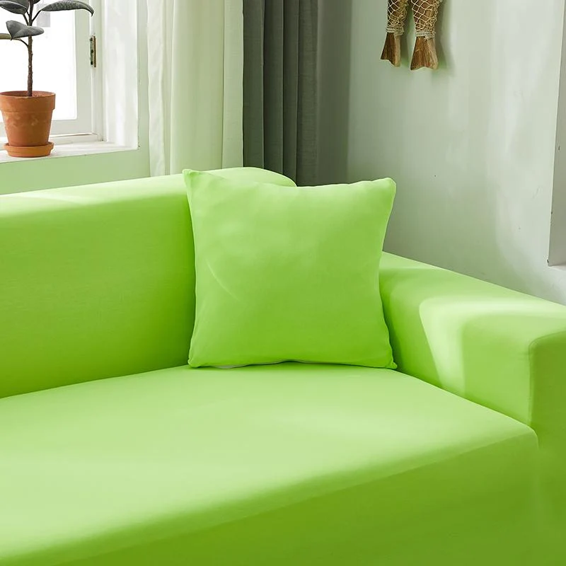 Housse de Canapé d'Angle Vert Pomme