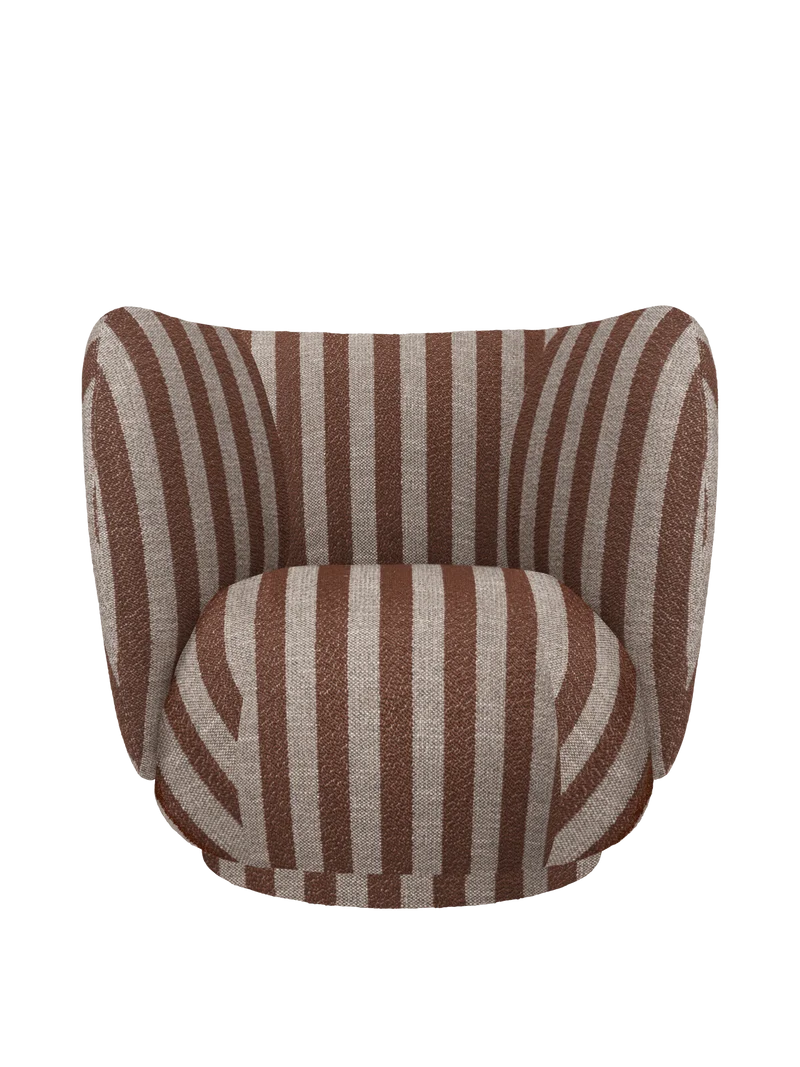 Rico Lounge Chair - Louisiana - Sand/Chocolate