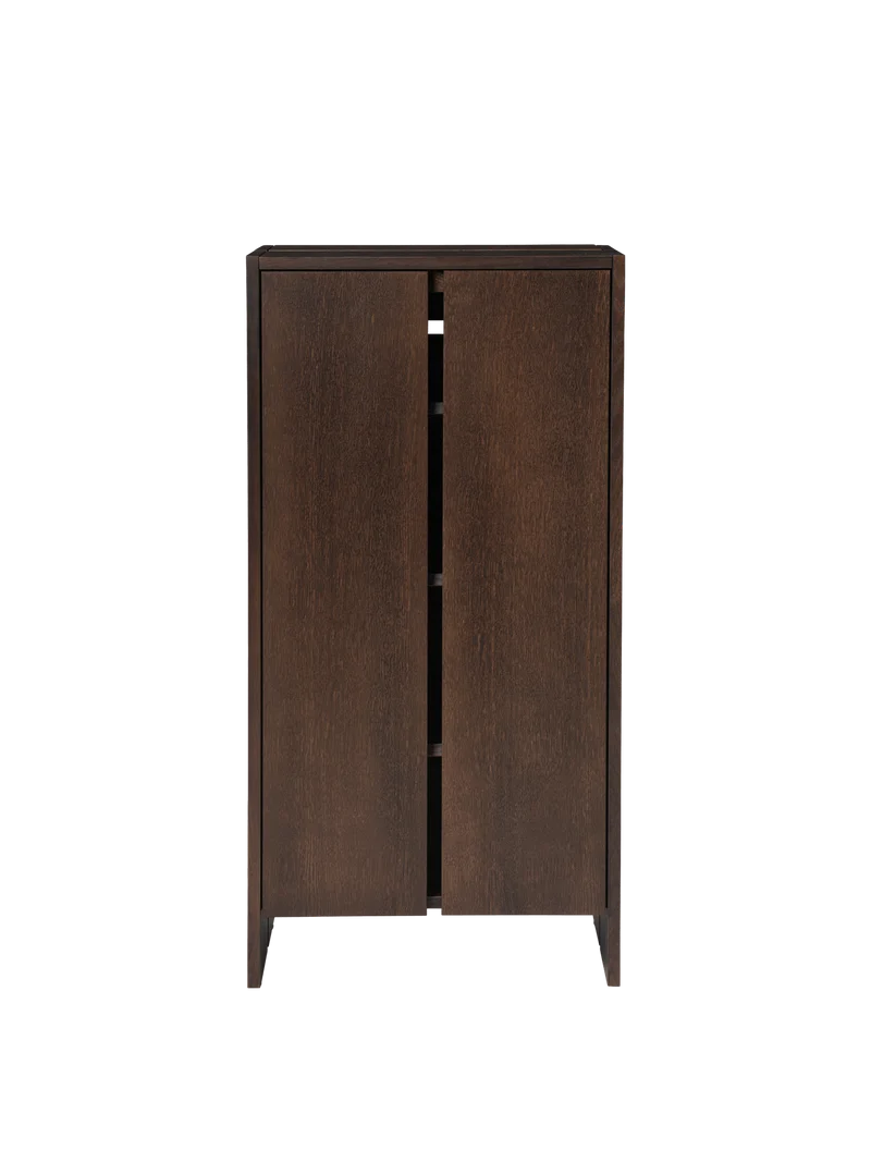 Parcel Hallway Cabinet - Tall - Dark Stained Oak