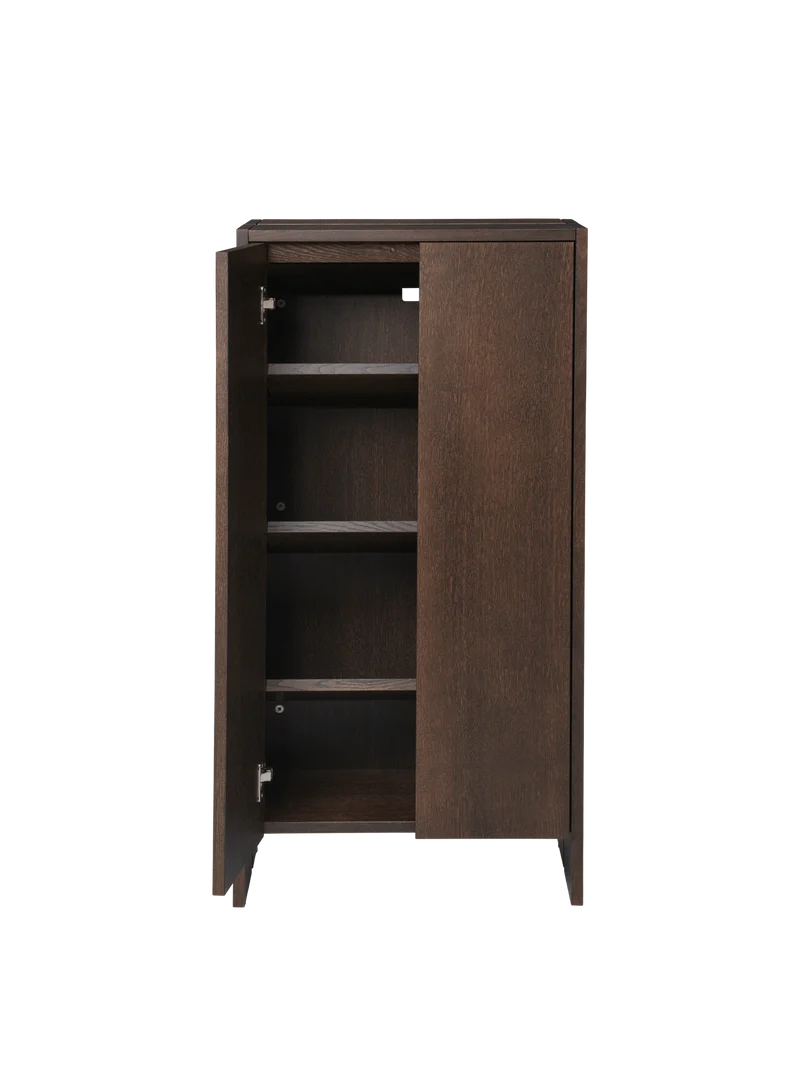 Parcel Hallway Cabinet - Tall - Dark Stained Oak