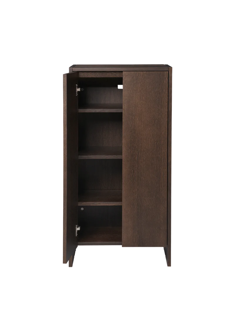 Parcel Hallway Cabinet - Tall - Dark Stained Oak