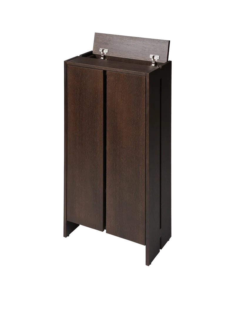 Parcel Hallway Cabinet - Tall - Dark Stained Oak