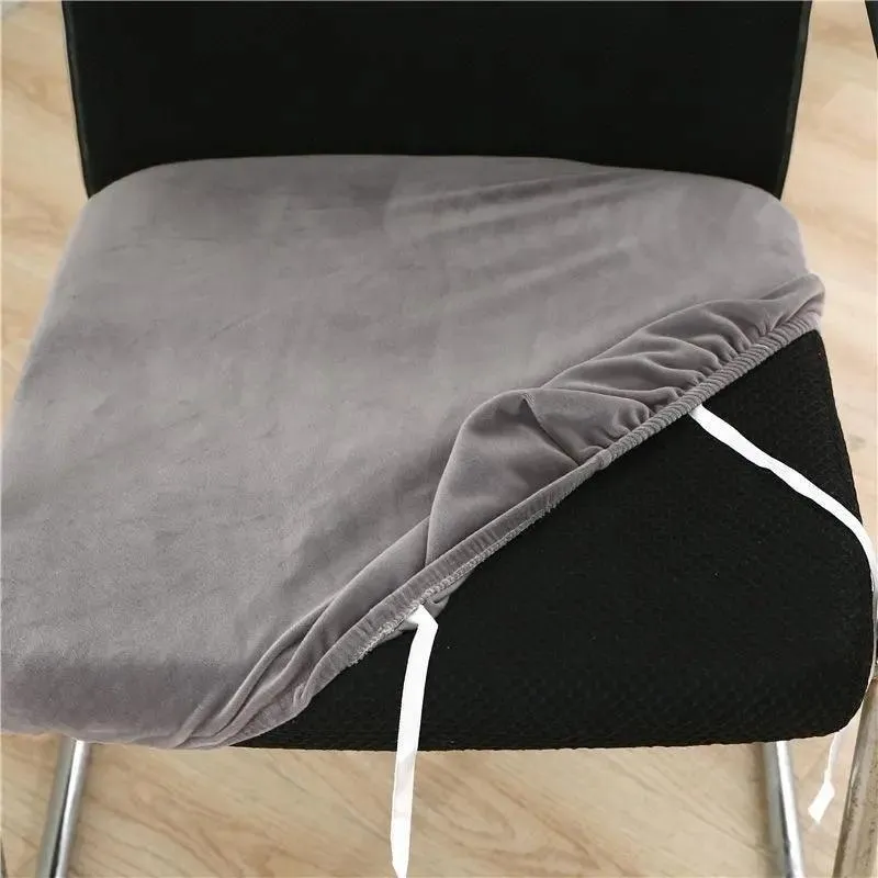 Housse de Chaise Camel de Bureau Style Velours