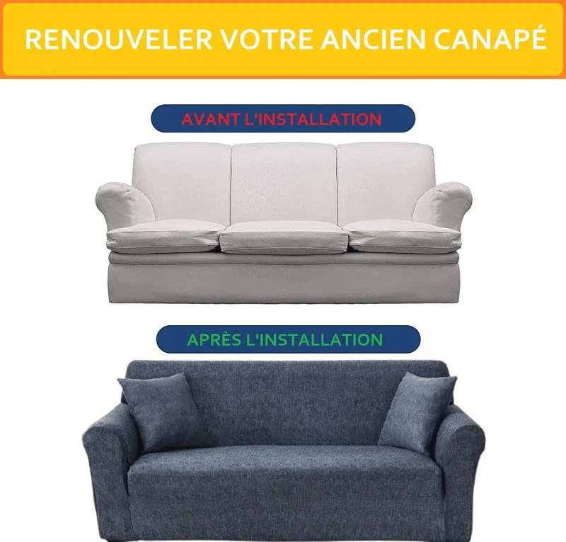 Housse de Canapé d'Angle - Nuit
